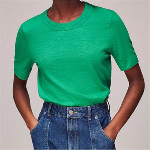 Whistles Rosa Green Double Trim T Shirt